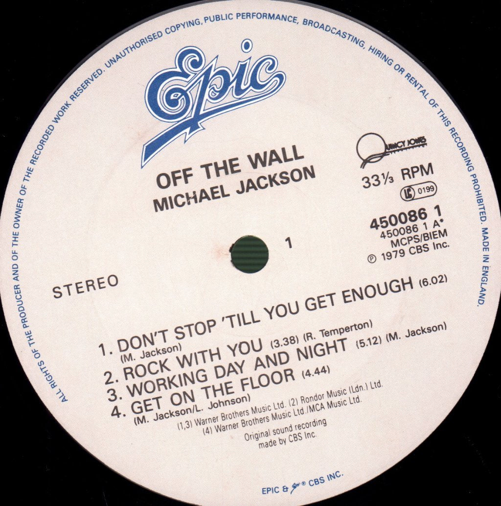 Michael Jackson - Off The Wall - Lp