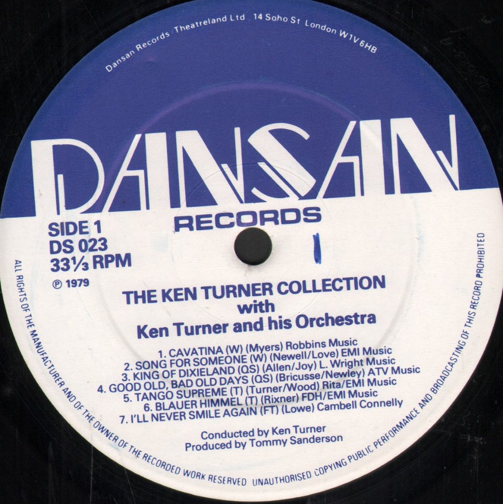 Ken Turner and his Orchestra - Ken Turner Collection - Lp
