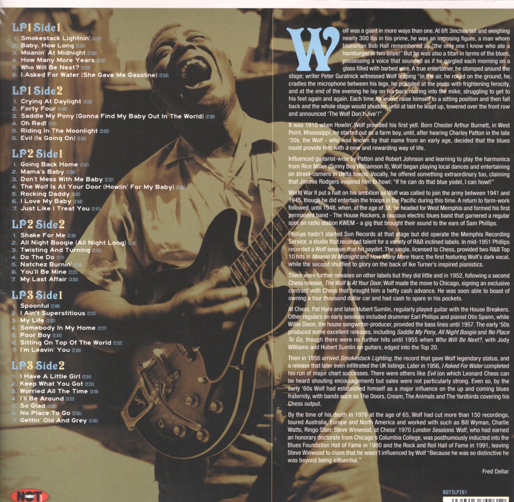 Howlin Wolf - Smokestack Lightnin' - Triple Lp