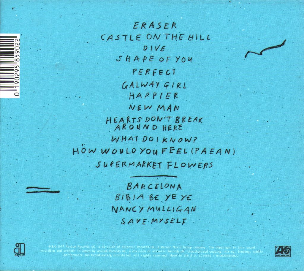 Ed Sheeran - ÷ (Divide) - Cd