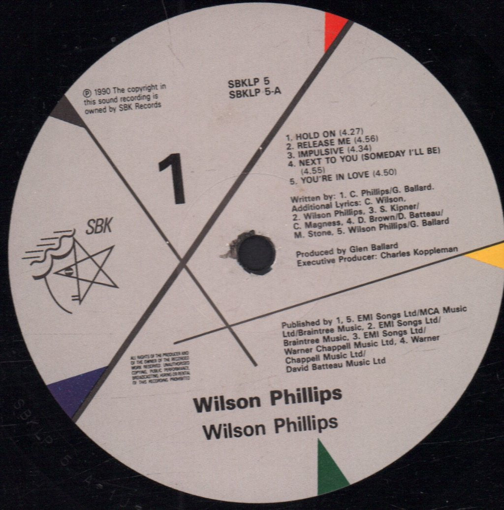 Wilson Phillips - Wilson Phillips - Lp