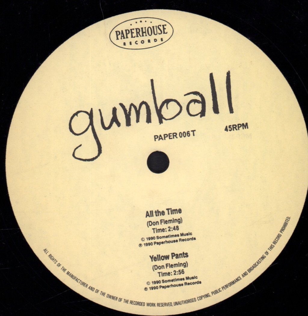 Gumball - All The Time - 12 Inch