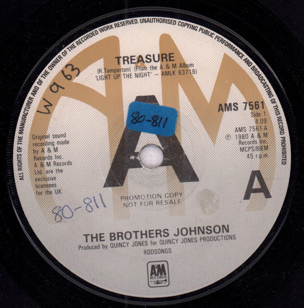 Brothers Johnson - Treasure - 7 Inch