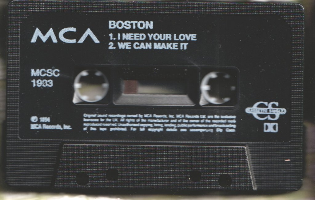 Boston - I Need Your Love - Cassette
