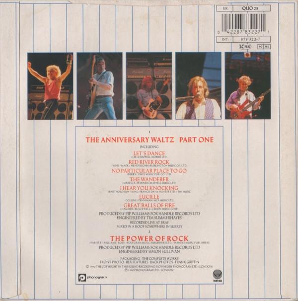Status Quo - Anniversary Waltz - 7 Inch