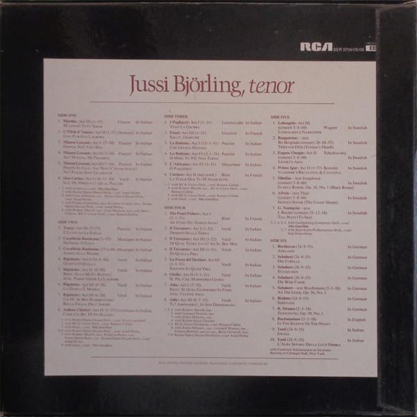 Jussi Bjorling - Golden Voice Of - Triple Lp
