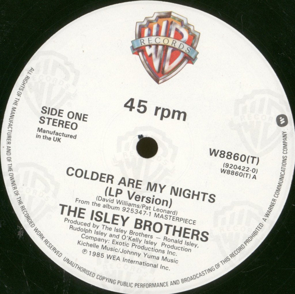 Isley Brothers - Colder Are My Nights - 12 Inch