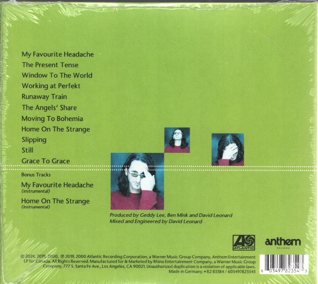 Geddy Lee - My Favourite Headache - Cd