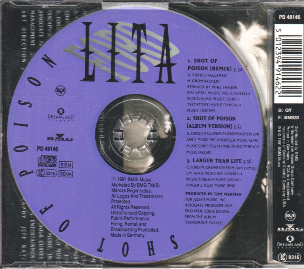 Lita Ford - Shot Of Poison - Cd