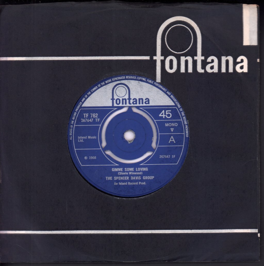 Spencer Davis Group - Gimme Some Loving - 7 Inch