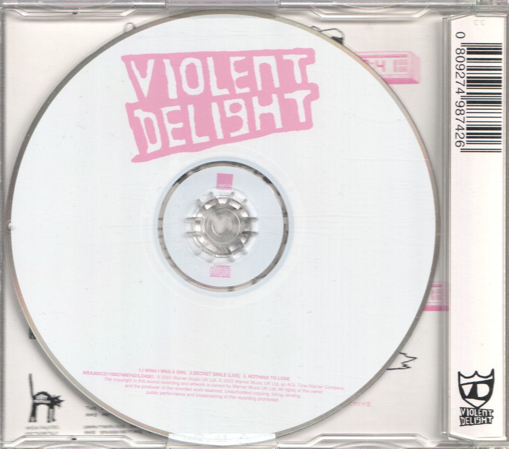 Violent Delight - I Wish I Was A Girl - Cd