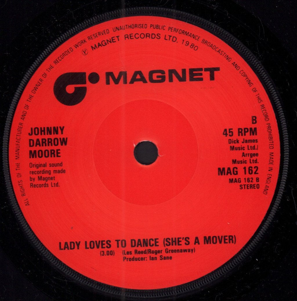 Johnny Darrow Moore - Still Can't Shake Your Love - 7 Inch