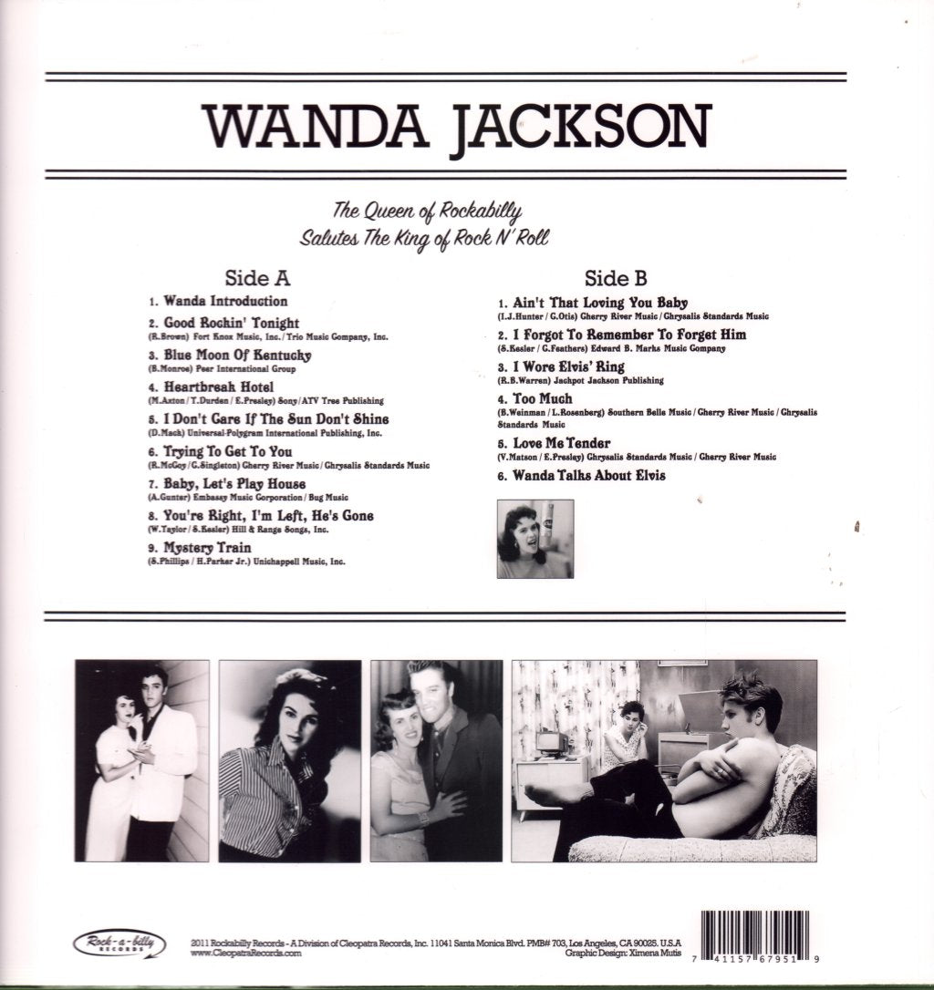 Wanda Jackson - Queen Of Rockabilly Salutes The King Of Rock N' Roll - Lp
