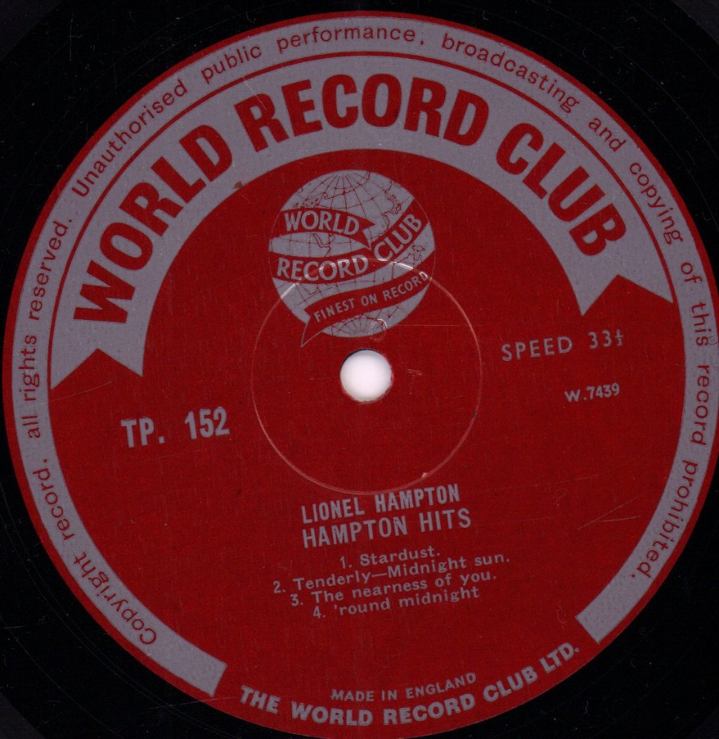 Lionel Hampton - Hampton Hits - Lp