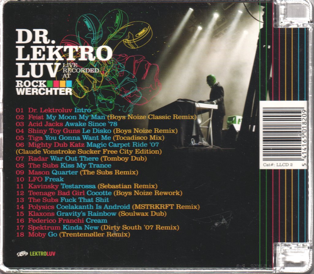 Dr. Lektroluv - Live  Recorded At Rock Werchter - Cd