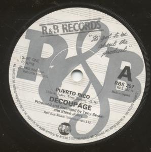 Puerto Rico - Decoupage - 7 Inch