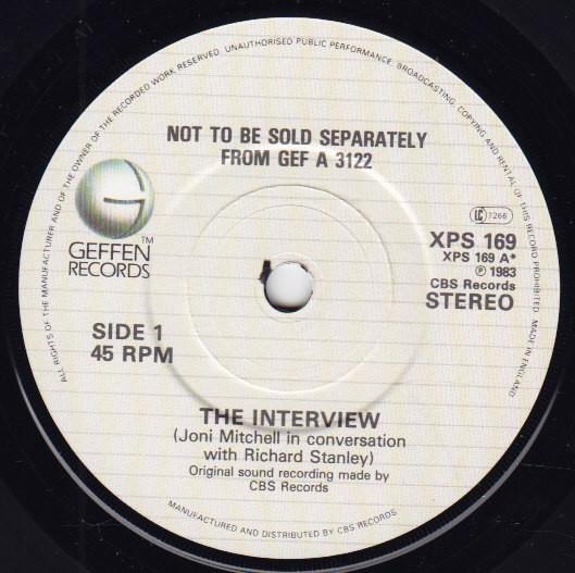 Joni Mitchell - Chinese Cafe - Double 7 Inch