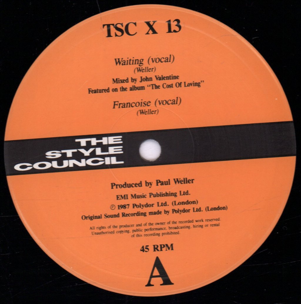 Style Council - Waiting - 12 Inch