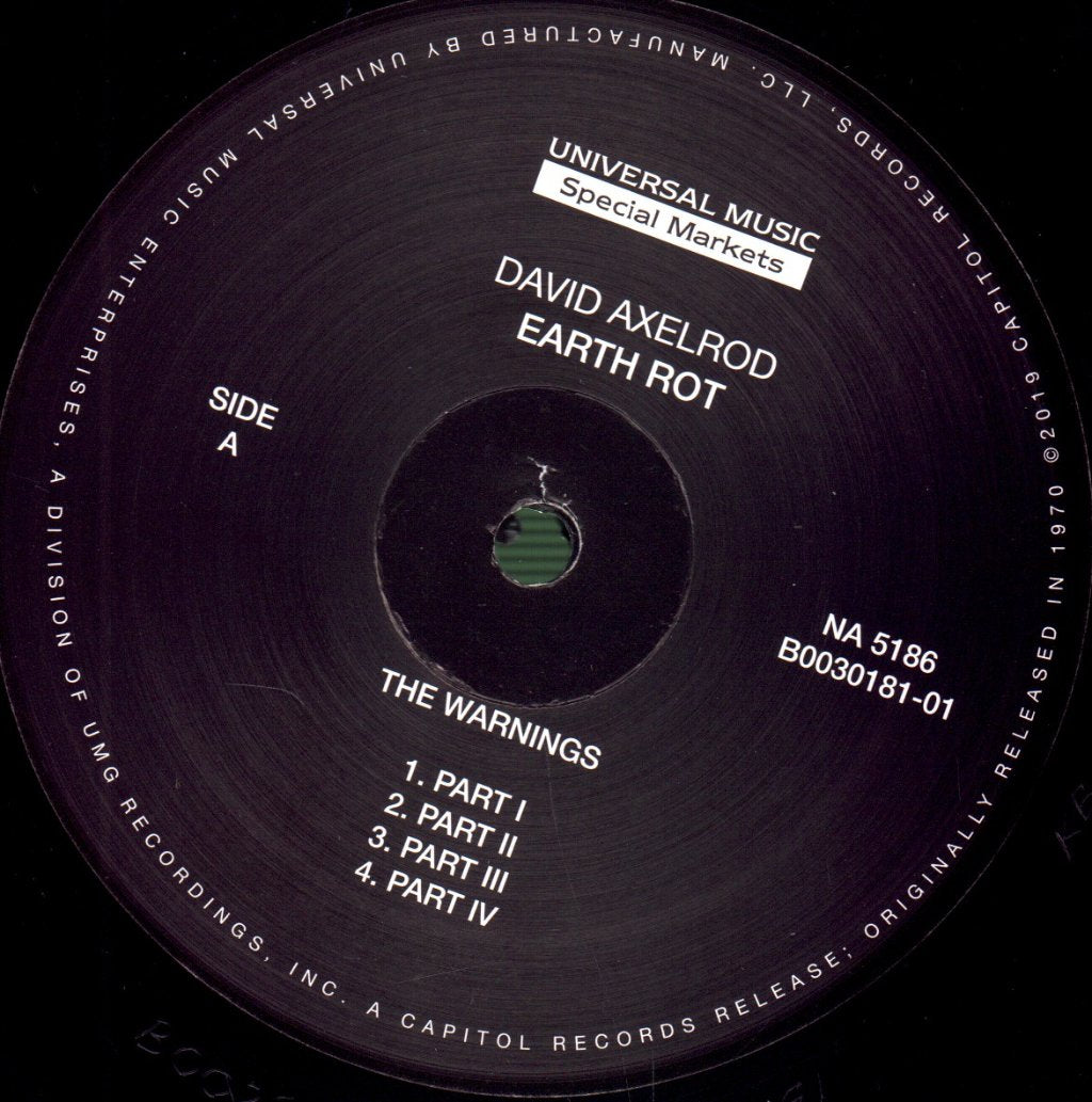 David Axelrod - Earth Rot - Lp