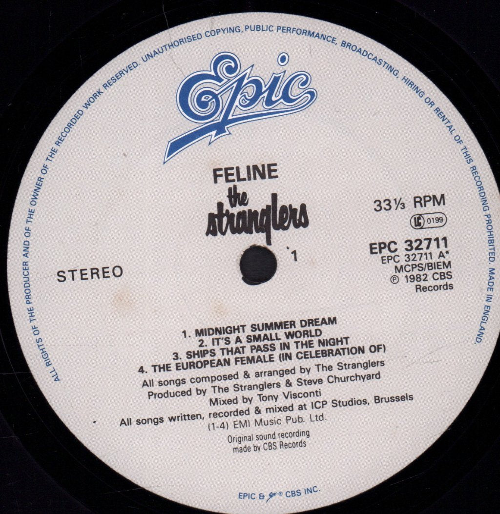 Stranglers - Feline - Lp
