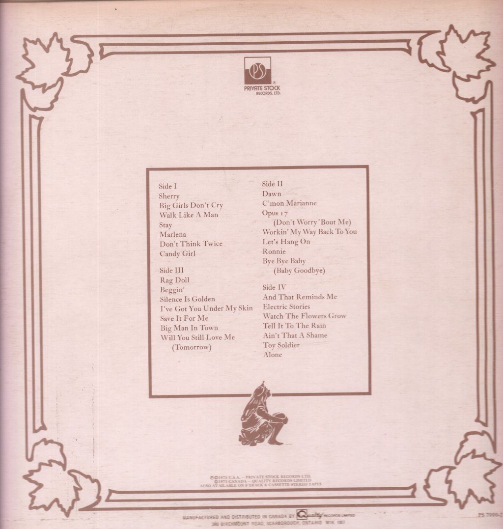 Four Seasons - Story - Double Lp