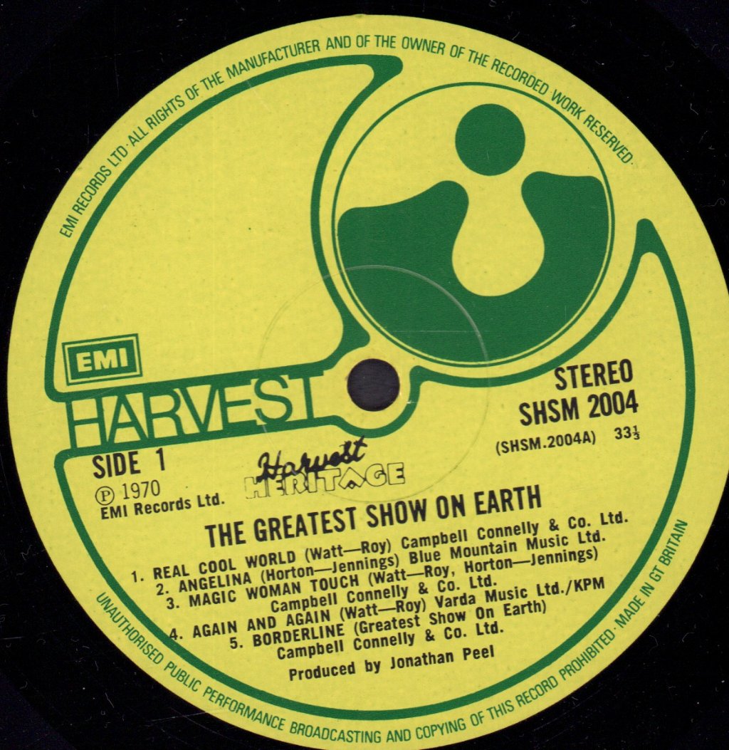 Greatest Show On Earth - Greatest Show On Earth - Lp