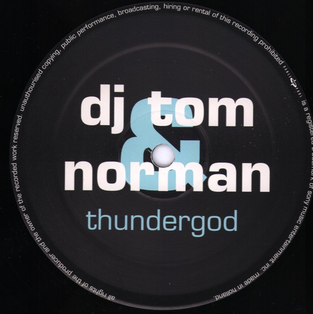DJ Tom & Norman - Thundergod - 12 Inch