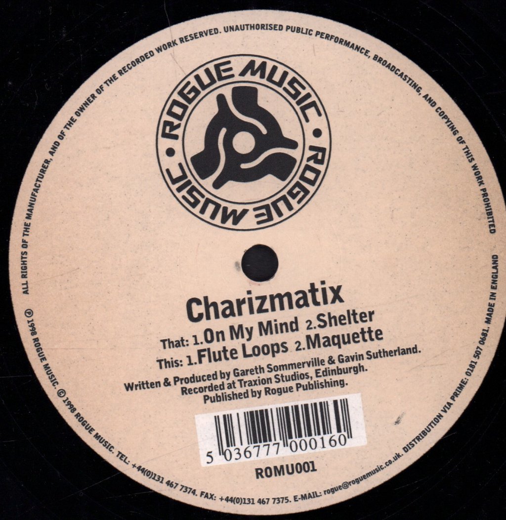 Charizmatix - On My Mind - 12 Inch