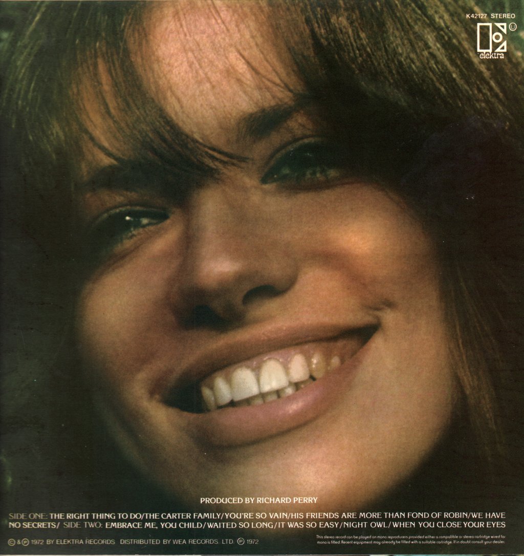 Carly Simon - No Secrets - Lp