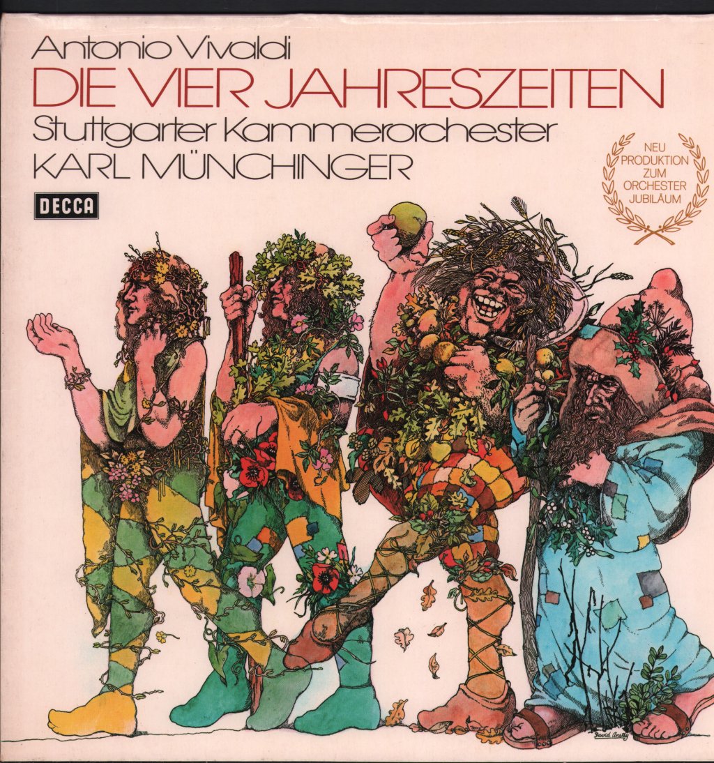 Karl Munchinger / Stuttgarter Kammerorchester - Antonio Vivaldi - Die Vier Jahreszeiten - Lp