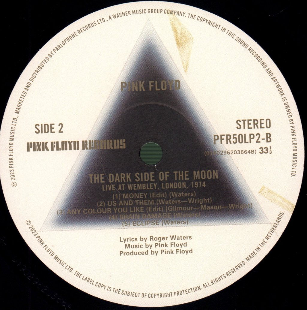 Pink Floyd - Dark Side Of The Moon (Live At Wembley 1974) - Lp