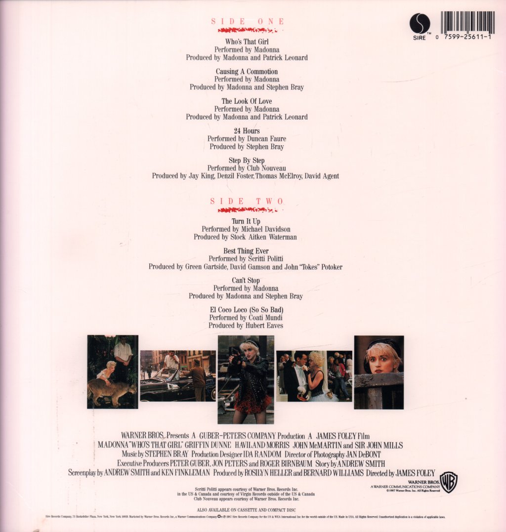 Madonna - Who's That Girl - Lp