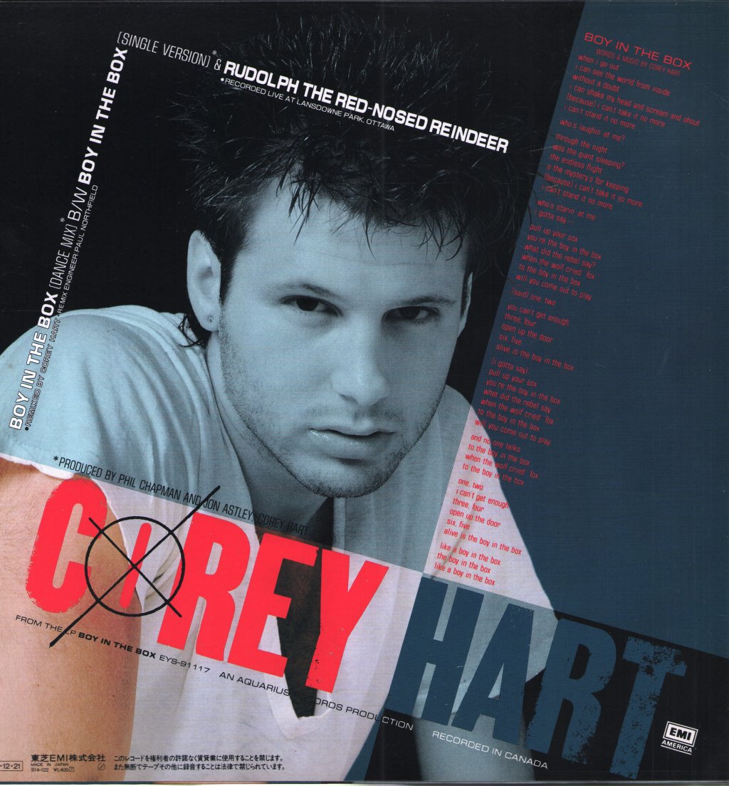 Corey Hart - Boy In The Box - 12 Inch