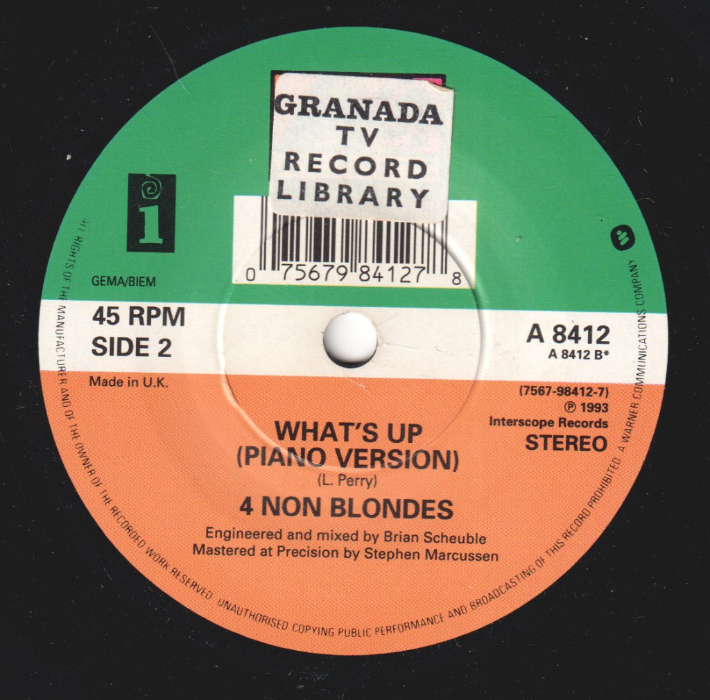 4 Non Blondes - What's Up - 7 Inch