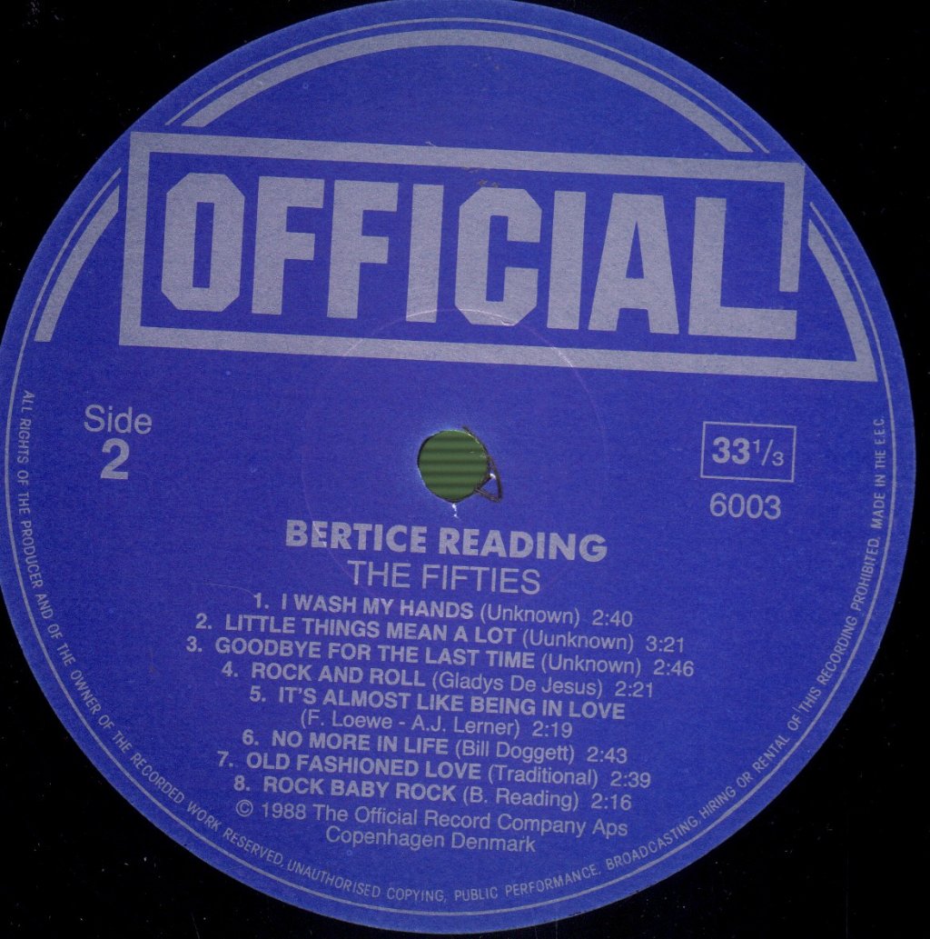 Bertice Reading - Fifties - Lp