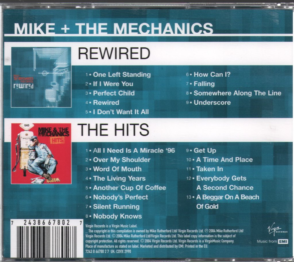 Mike And The Mechanics - Rewired/The Hits - Cd