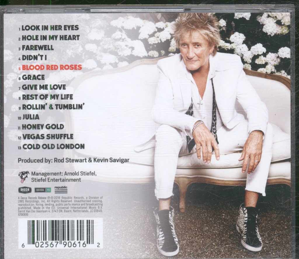 Rod Stewart - Blood Red Roses - Cd