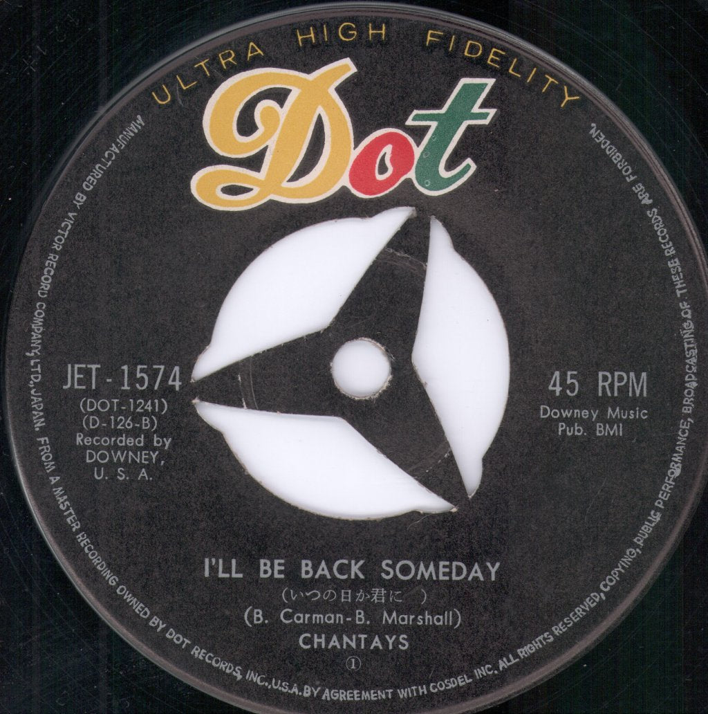 Chantays - Beyond / I'll Be Back Someday - 7 Inch