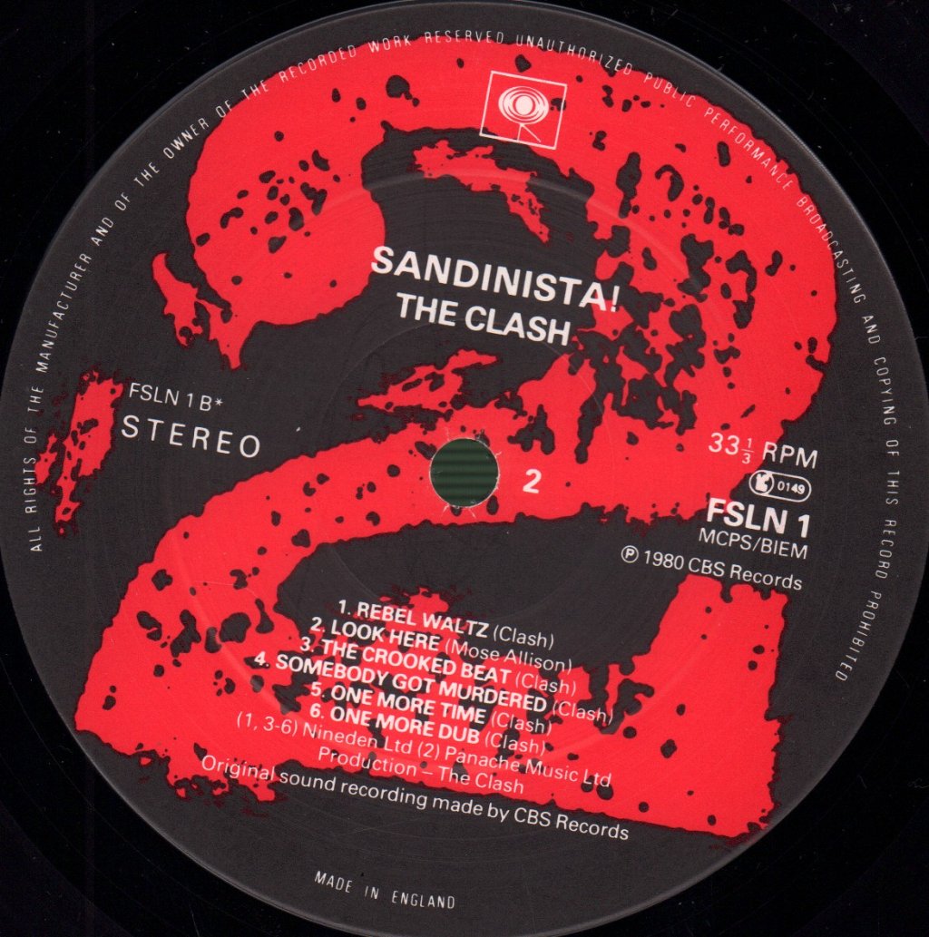 Clash - Sandinista - Triple Lp