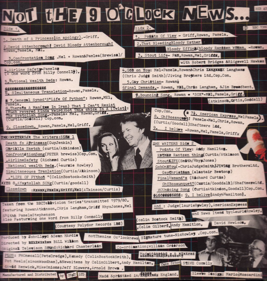 Not The Nine O'Clock News - Not The Nine O'Clock News - Lp