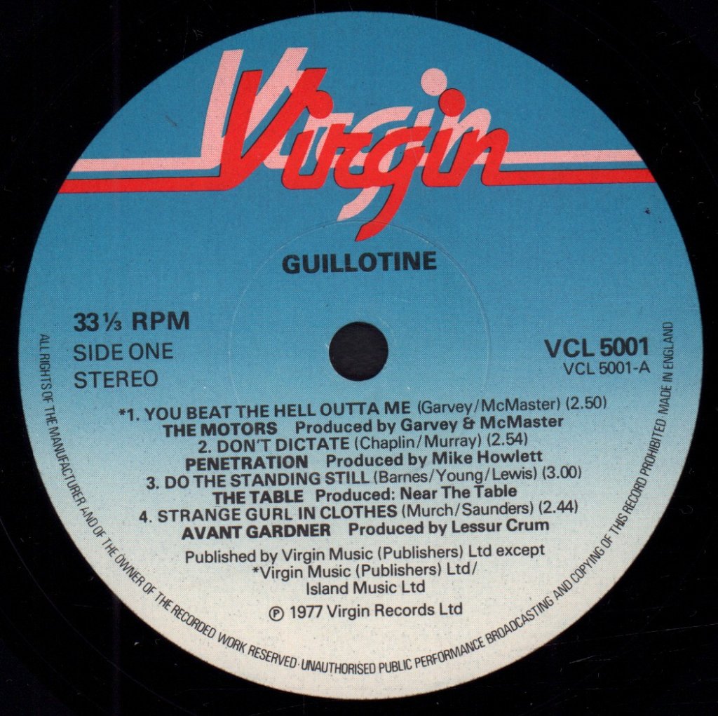 Various Artists - Guillotine Compilation - 10 Inch
