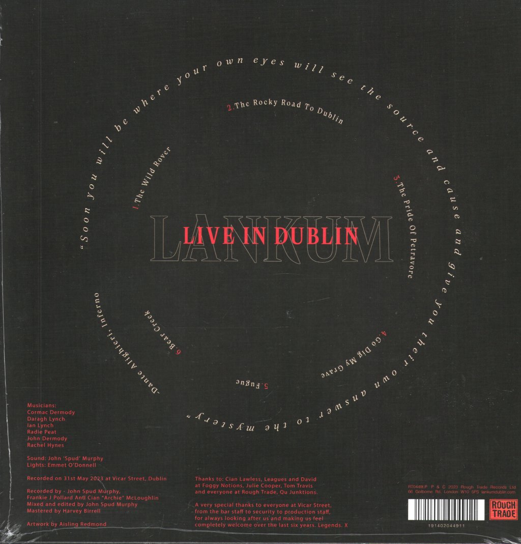 Lankum - Live In Dubin - Lp