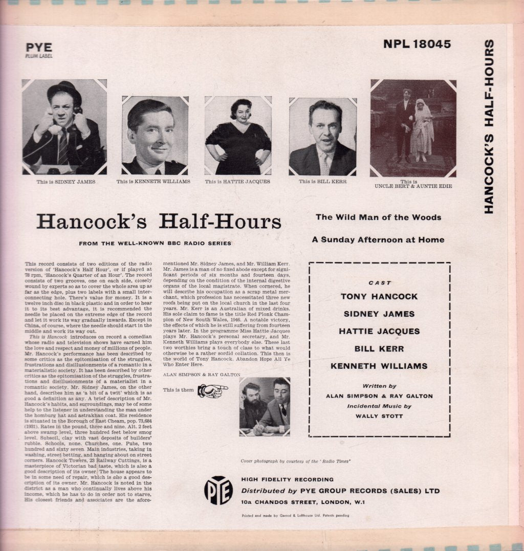 Hancock - Half Hours - Lp