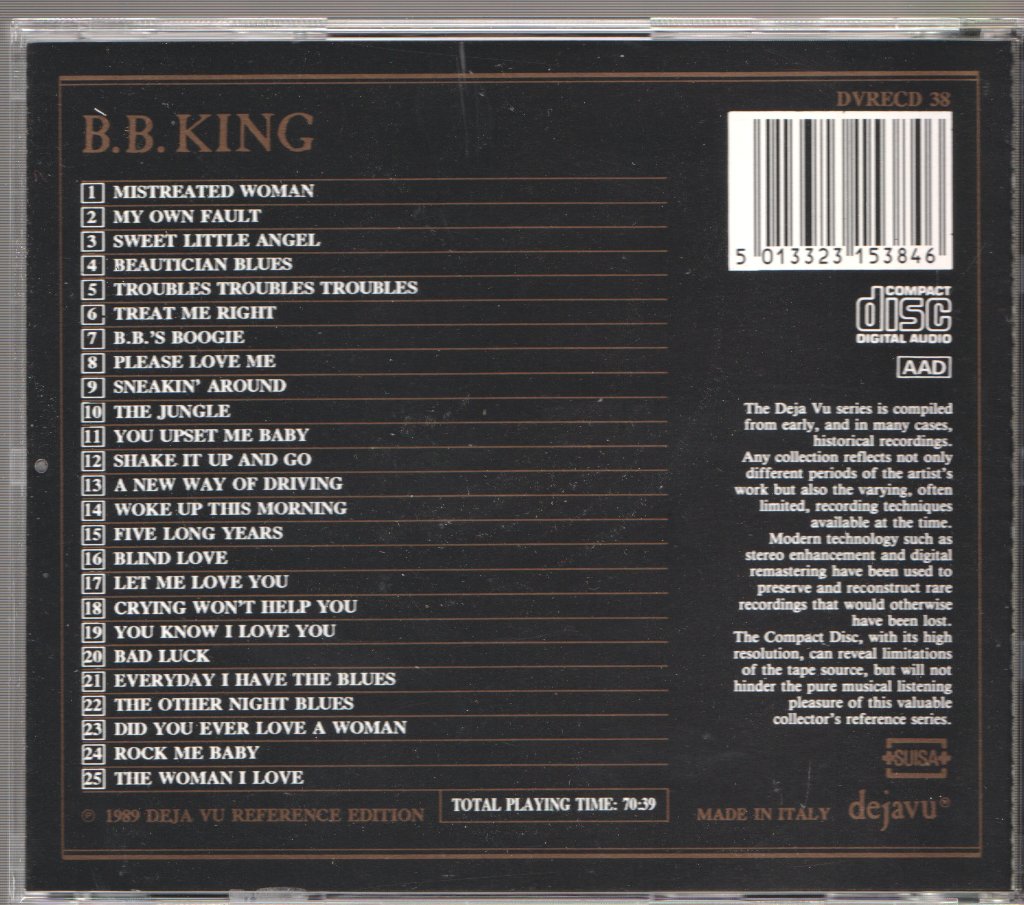 B.B. King - Story (25 Phonographic Memories) - Cd