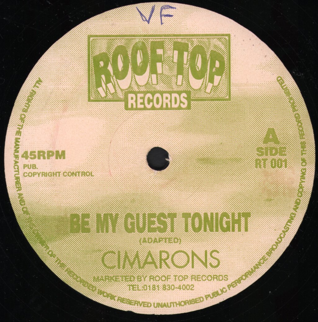 Cimarons - Be My Guest Tonight / Love - 12 Inch