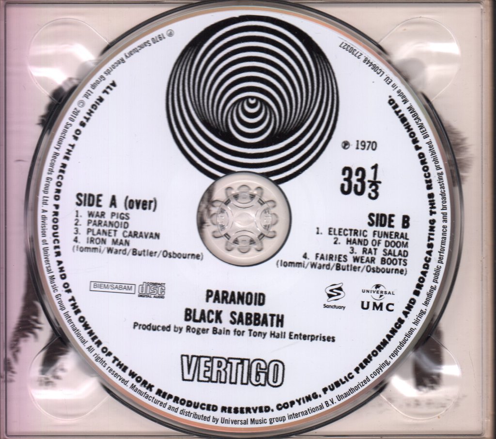 Black Sabbath - Paranoid - Cd