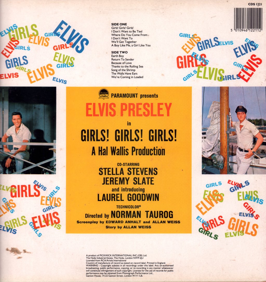 Elvis Presley - Girls! Girls! Girls! - Lp
