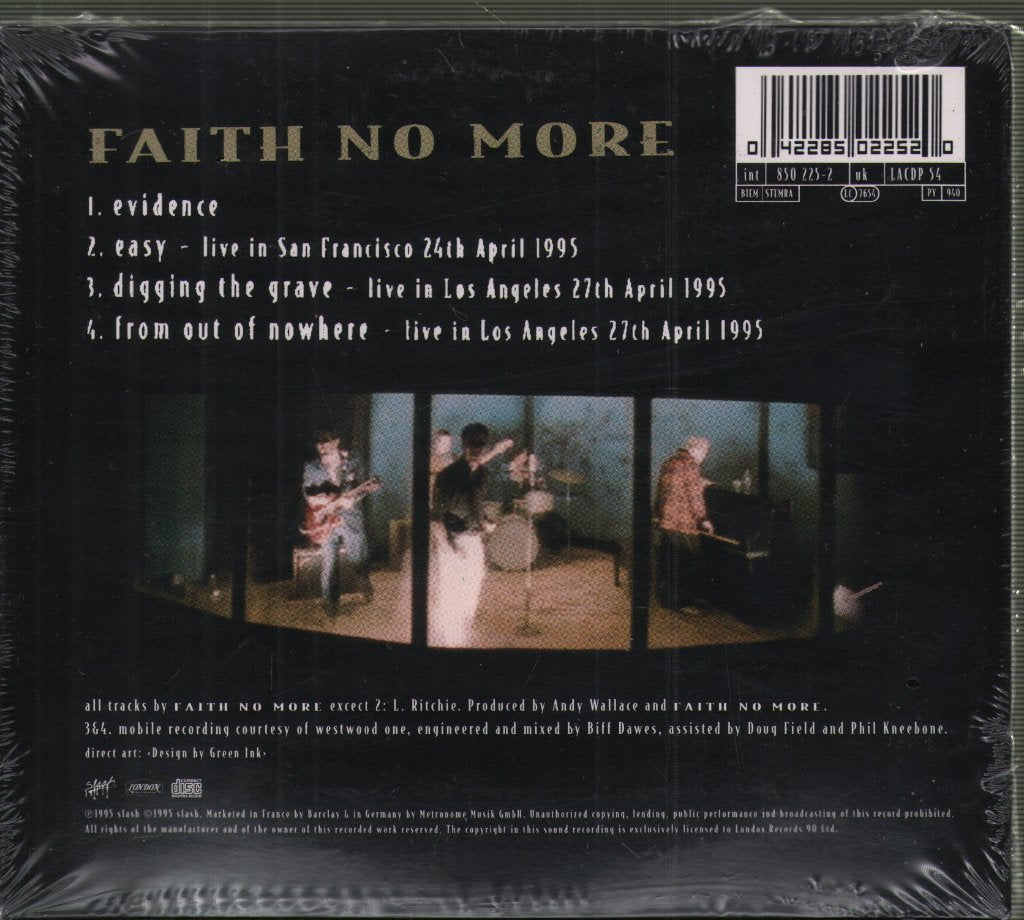 Faith No More - Evidence - Cd