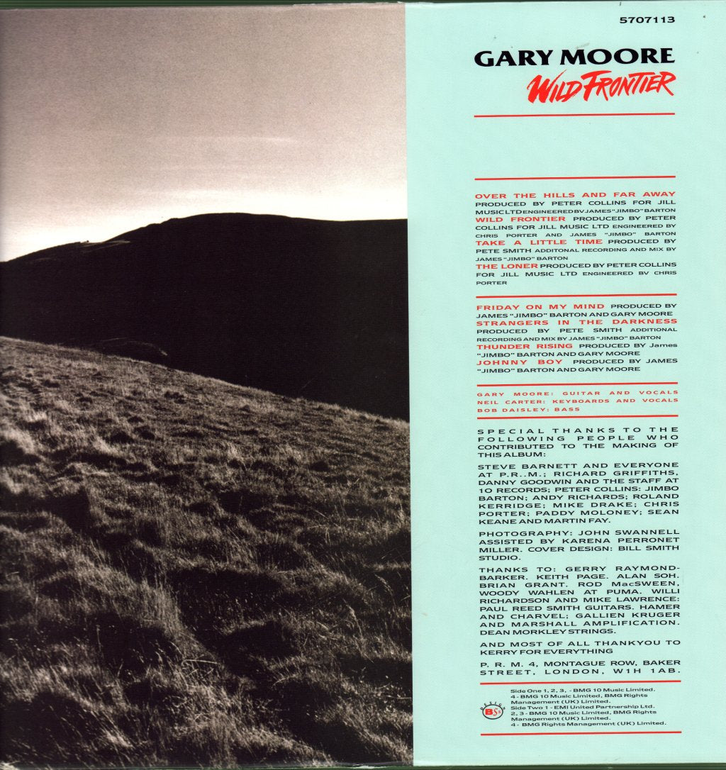 Gary Moore - Wild Frontier - Lp