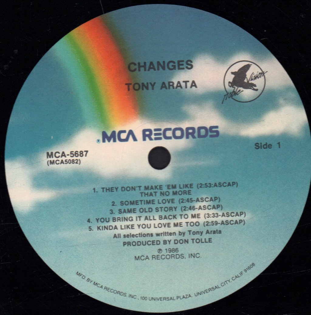 Tony Arata - Changes - Lp